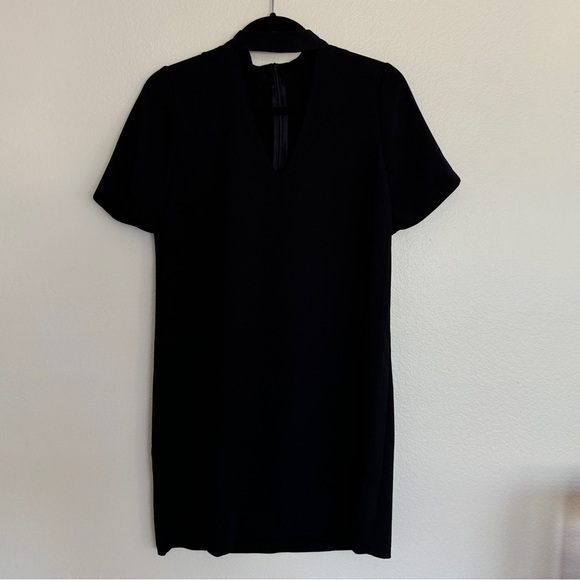 ZARA WOMAN Cut-Out V-Neck Shift Mini Dress - Picture 8 of 10